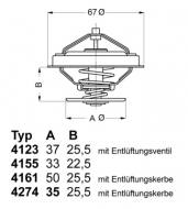 4123.80D WAHLER - TERMOSTAT VW LT28 2.5TDI 