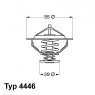 4446.83D WAHLER - TERMOSTAT FIAT DUCATO 1.9D TD 98- 