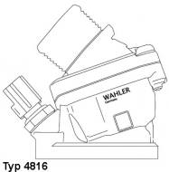 4816.90D WAHLER - TERMOSTAT VOLVO S60,S80 2.4D 