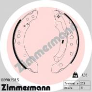 10990.158.5 ZIM - SZCZĘKI HAMULC. RENAULT TWINGO  07- ZIMMERMANN
