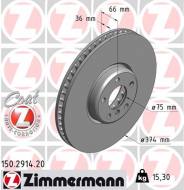 150.2914.20 ZIM - TARCZA HAMULC. BMW 7 F01,F02, F03,F04  0