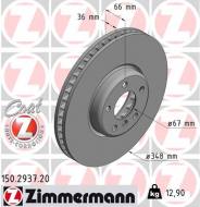 150.2937.20 ZIM - TARCZA HAMULC. BMW 7 G11,G12  15- PP ZIMMERMANN