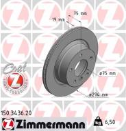 150.3436.20 ZIM - TARCZA HAMULC. BMW Z4 E85  03- TYŁ 