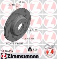 150.3461.55 ZIM - TARCZA HAMULC. BMW 5 E60  03- PT ZIMMERMANN