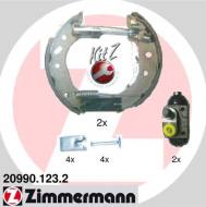 20990.123.2 ZIM - SZCZĘKI HAMULC.+CYLINDERKI (ZESTAW) FORD