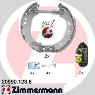 20990.123.6 ZIM - SZCZĘKI HAMULC.+CYLINDERKI (ZESTAW) FORD