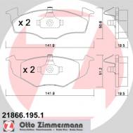 21866.195.1 ZIM - KLOCKI HAMULC. VW GOLF III  93-97 