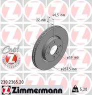 230.2365.20 ZIM - TARCZA HAMULC. FIAT STILO 01- 