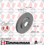 230.2369.20 ZIM - TARCZA HAMULC. FIAT GRANDE PUNTO  05- 