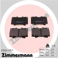 23524.175.1 ZIM - KLOCKI HAMULC. TOYOTA LANDCRUISER  98- 