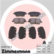 23581.190.2 ZIM - KLOCKI HAMULC. SKODA/SEAT/ VW POLO 01- Z