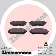 24331.140.1 ZIM - KLOCKI HAMULC. SUBARU IMPREZA  02- TYŁ 