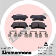 24421.170.2 ZIM - KLOCKI HAMULC. OPEL INSIGNIA  08- TYŁ 