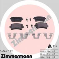 24606.175.2 ZIM - KLOCKI HAMULC. AUDI A4 (B8)  07- TYŁ 