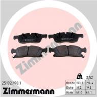 25192.190.1 ZIM - KLOCKI HAMULC. JEEP GRAND CHEROKEE  10- 