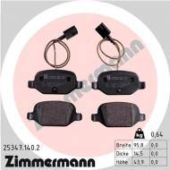 25347.140.2 ZIM - KLOCKI HAMULC. FIAT 500  10- 1,4 ABARTH 