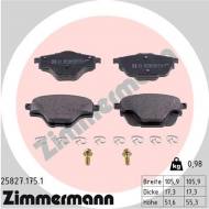 25827.175.1 ZIM - KLOCKI HAMULC. CITROEN C4 PICASSO II 13-sil. VW 2,8 L EFI V6