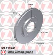 380.2163.00 ZIM - TARCZA HAMULC. MITSUBISHI SPACE GEAR  95