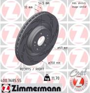 400.3685.55 ZIM - TARCZA HAMULC. MERCEDES W166 M-KLASA 11-18 LP ZIMMERMANN