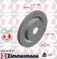 400.3699.20 ZIM - TARCZA HAMULC. MERCEDES W166 M-KLASA  11