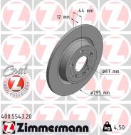 400.5543.20 ZIM - TARCZA HAMULC. MERCEDES W177 A-KLASA  18- TYŁ ZIMMERMANN