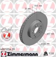 400.5554.20 ZIM - TARCZA HAMULC. MERCEDES V167 GLE 18-21 PRZÓD