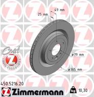 450.5216.20 ZIM - TARCZA HAMULC. RANGE ROVER SPORT  13- TYŁ ZIMMERMANN