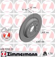 610.1200.20 ZIM - TARCZA HAMULC. VOLVO V70 AWD  97-00 TYŁ 