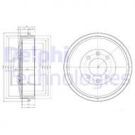 BF169 DELPHI - BĘBEN HAMULCOWY 228.5 X 50.5 