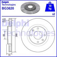 BG3620 DELPHI - TARCZA HAMULCOWA PRZEDNIA SYSTEM BOSCH SIL.1.8I OPRÓCZ KOMBI