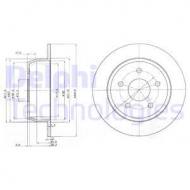 BG3660 DELPHI - TARCZA HAMULCOWA JEEP GRAND CHEROKEE 