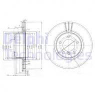 BG3870 DELPHI - TARCZA HAMULCOWA PRZEDNIA 520/525/530/523/520D/525D