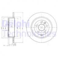 BG4124 DELPHI - TARCZA HAMULCOWA LAND ROVER FREELANDER 