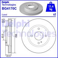 BG4170C DELPHI - TARCZA HAMULCOWA FORD FORD FIESTA 