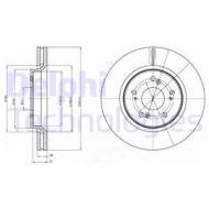 BG4250C DELPHI - TARCZA HAMULCOWA HONDA CR-V 