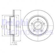 BG4386C DELPHI - TARCZA HAMULCOWA FORD FORD FOCUS III 