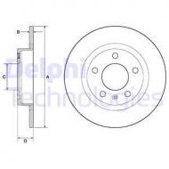 BG4675 DELPHI - TARCZA HAMULCOWA OPEL CORSA D 