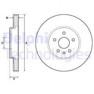 BG4710C DELPHI - TARCZA HAMULCOWA OPEL MOKKA 