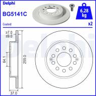 BG5141C DELPHI - TARCZE HAMULCOWE POKRYWANE 