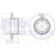 BG9015 DELPHI - TARCZA HAMULCOWA TYLNA PAKOWANA POJEDYŃCZO