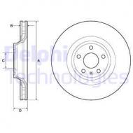 BG9955 DELPHI - TARCZA HAMULCOWA PRZEDNIA 3.2/4.2 QUATTRO