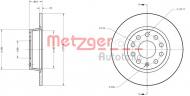 6110108 METZGER - TARCZA HAMULCOWA 