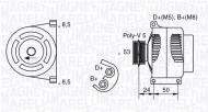 MAN7008 MM - ALTERNATOR FIAT PUNTO III 1.2 16V AC 