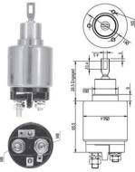 AME0126 MM - ELEKTROMAGNES ROZRUSZNIKA VW BOSCH '107/110/112/114/208'