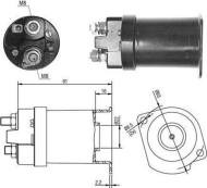 AME0377 MM - ELEKTROMAGNES ROZRUSZNIKA DELCO / OPEL BENZYNA /MOCOWANY