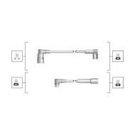 MSQ0056 MM - ZESTAW KABLI WYSOKIEGO NAPIĘCIA RENAULT CLIO R19 1.7